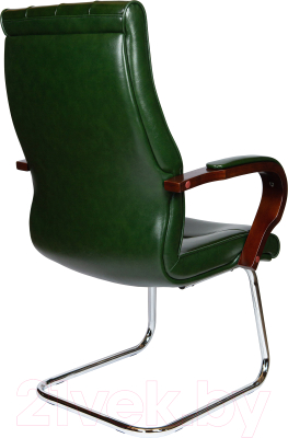 Кресло офисное Norden Боттичелли CF / P2338B-L09 (зеленая глянцевая кожа)