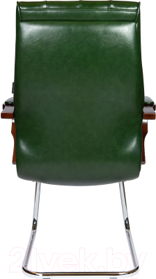 Кресло офисное Norden Боттичелли CF / P2338B-L09 (зеленая глянцевая кожа)
