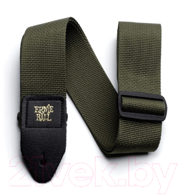 Ремень для гитары Ernie Ball Polypro Strap Olive 4048 - фото