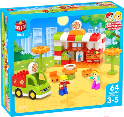 Конструктор Unicon Пиццерия / 9468381 - фото