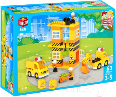 Конструктор Unicon Стройплощадка большая / 9468372 - фото