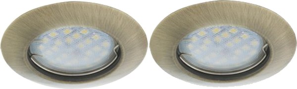 Комплект точечных светильников Ecola FS1622EFY - фото