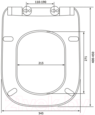 Сиденье для унитаза Berges Gap Slim So / 013003 (с микролифтом)