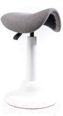 Табурет офисный Chair Meister Saddle (пластик белый/ткань серая)