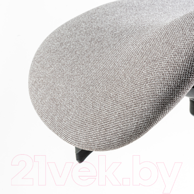 Табурет офисный Chair Meister Saddle (пластик белый/ткань серая)