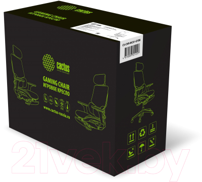 Кресло офисное Cactus CS-CHR-MC01-BK (черный)