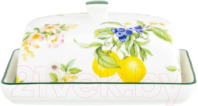 Масленка Elan Gallery Лимоны / 420512  - фото