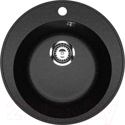 Мойка кухонная Practik PR-M 475-004 (черный оникс) - фото