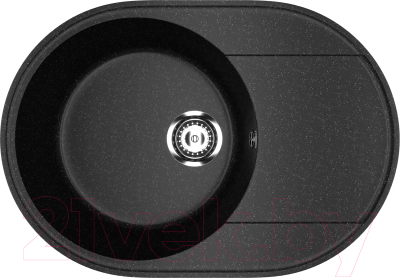 Мойка кухонная Practik PR-M 610-004 (черный оникс) - фото