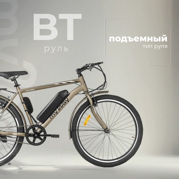 Электровелосипед MyWay Let 250 26