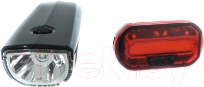 Набор фонарей для велосипеда Jingyi JY-7024+JY-6068T