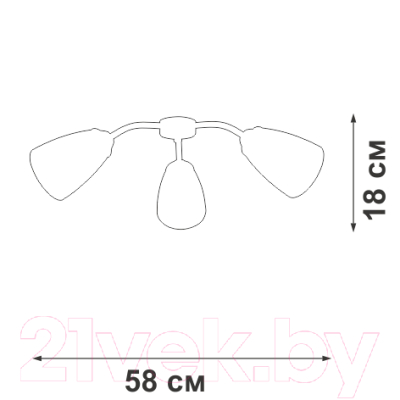 Люстра Vitaluce V3187-0/3PL