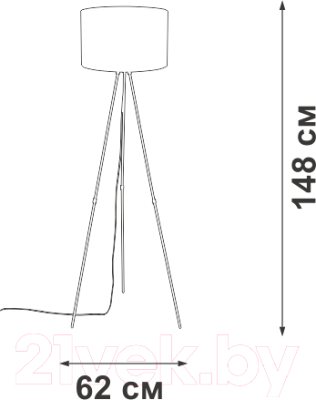 Торшер Vitaluce V2880-1/1P