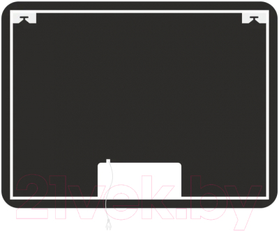 Зеркало Axus Tobo Black 80x60 Стандарт