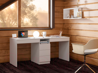 Письменный стол Премиум Твист (белый)