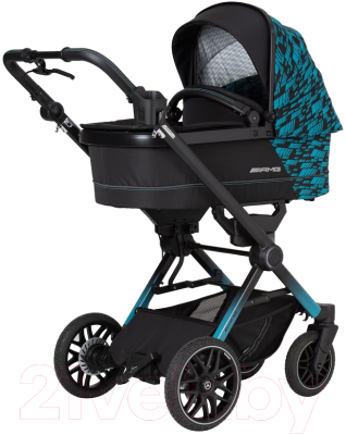 Детская универсальная коляска Hartan AMG GT2 852 Blue с сумкой Bag2Go 2 в 1 / 1204.209.852 - фото