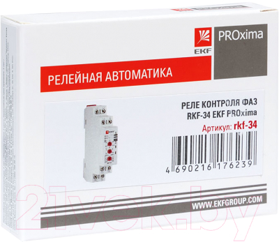 Реле контроля фаз EKF Rkf-34