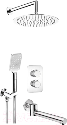 Душевая система со смесителем Deante Thermo-4T - фото