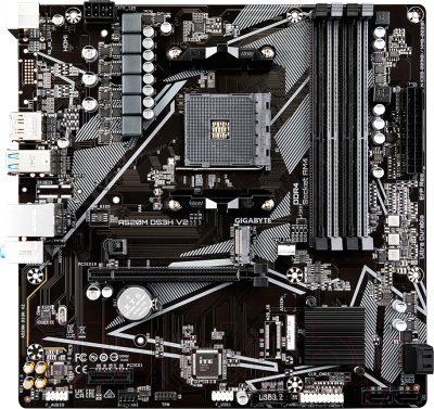 Материнская плата Gigabyte A520M DS3H V2 - фото