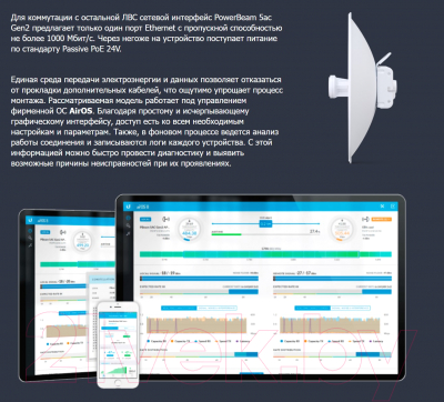 Беспроводная точка доступа Ubiquiti PBE-5AC-GEN2