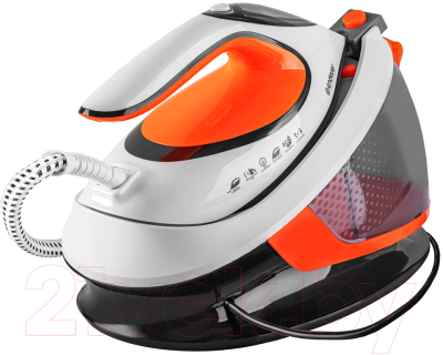 Утюг с парогенератором Endever Delta-350 (белый/черный/оранжевый) - фото