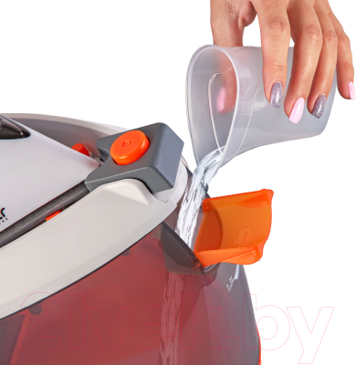 Утюг с парогенератором Endever Delta-350 (белый/черный/оранжевый)