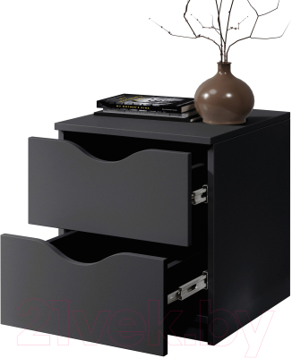 Прикроватная тумба Stolline Луки 2 ящика / 508.01