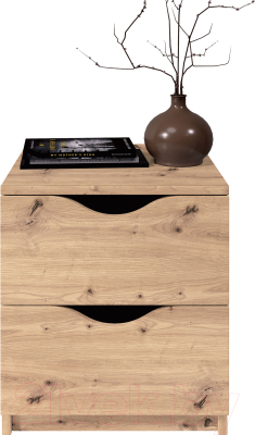 Прикроватная тумба Stolline Луки 2 ящика / 508.01