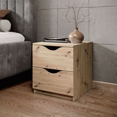 Прикроватная тумба Stolline Луки 2 ящика / 508.01