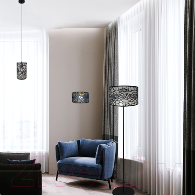 Потолочный светильник Элетех Гео 211 НСБ 01-60-188 Е27 / 1005405266 (черный муар)