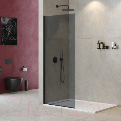 Душевая стенка Cezares LIBERTA-L-1-TB-110-GR-NERO