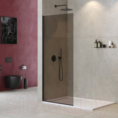 Душевая стенка Cezares LIBERTA-L-1-TB-120-BR-NERO