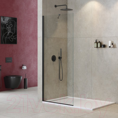 Душевая стенка Cezares LIBERTA-L-1-TB-85-C-NERO