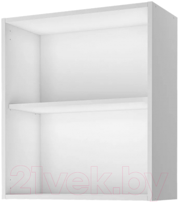 Шкаф навесной для кухни Stolline Гатьен 60 / 441.02 (белый/белый)