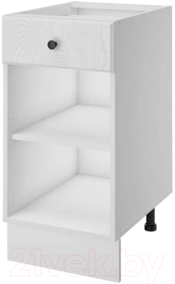 Шкаф-стол кухонный Stolline Гатьен 40 с 1 ящиком / 441.05 (белый/белый)