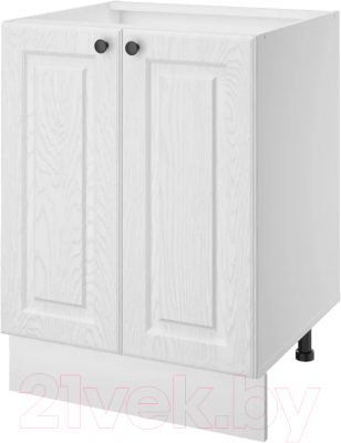 Шкаф-стол кухонный Stolline Гатьен 60 / 441.08 (белый/белый) - фото