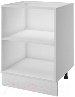 Шкаф-стол кухонный Stolline Гатьен 60 / 441.08 (белый/белый)