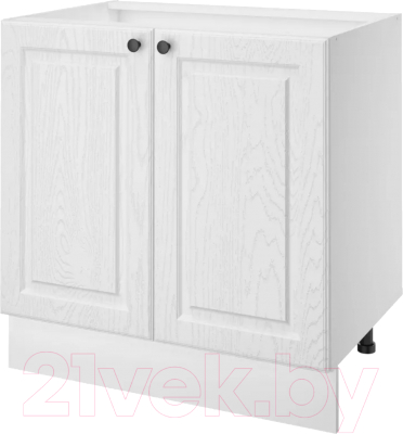 Шкаф-стол кухонный Stolline Гатьен 80 / 441.09 (белый/белый) - фото