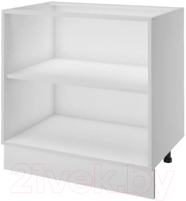 Шкаф-стол кухонный Stolline Гатьен 80 / 441.09 (белый/белый)