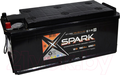 Автомобильный аккумулятор SPARK 1150-1250A (EN) L+ / SPA190-3-R-K-o - фото