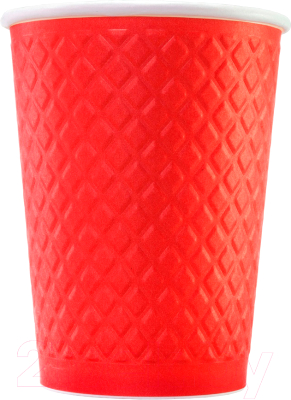 Набор бумажных стаканов Паксервис 300мл / EM90-430 - фото