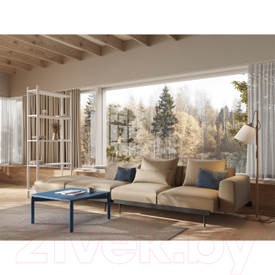 Журнальный столик Latitude Saga / SGBRDTBL-C-SQBL75 (синий)