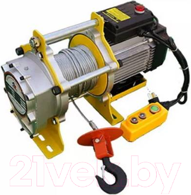 Лебедка электрическая TOR CD-300/600-A 220В с канатом 100м / 1034619 - фото