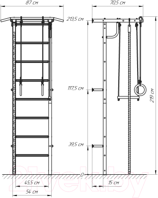 Шведская стенка Rokids Роки-2