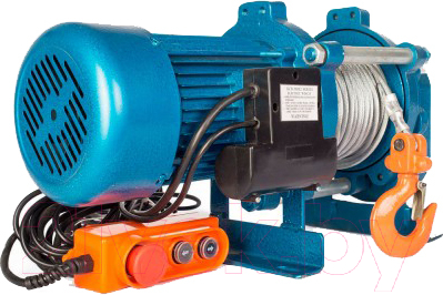 Лебедка электрическая TOR ЛЭК-500 E21 220В с канатом 30м / 1026483 - фото