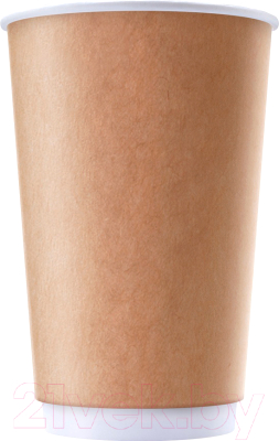 Набор бумажных стаканов Паксервис 400мл / DW90-530 - фото