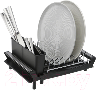 Сушилка для посуды Smart Solutions Atle / SS000011 (черный)