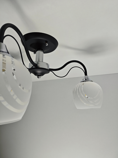 Потолочный светильник Mirastyle LS-1251/3C BK+CR