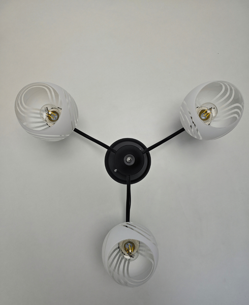 Потолочный светильник Mirastyle LS-1251/3C BK+CR