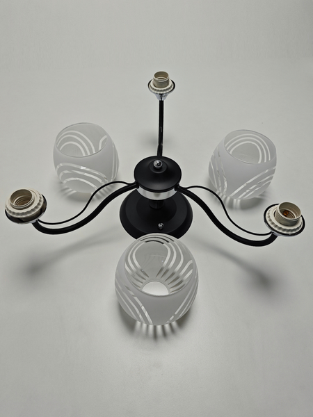 Потолочный светильник Mirastyle LS-1251/3C BK+CR